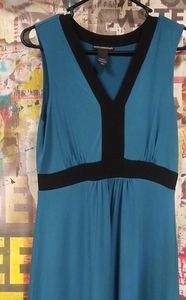 Petite Sophisticate Women Blue/black Casual Dress